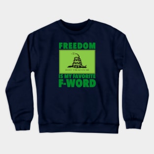 Favorite F-Word (Green Version) Crewneck Sweatshirt